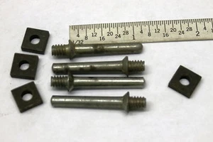 4 soportes para bomba de combustible, soportes, hilo 10/24, 1 1/4", con tuercas, envío gratuito a EE. UU. - Imagen 1 de 1