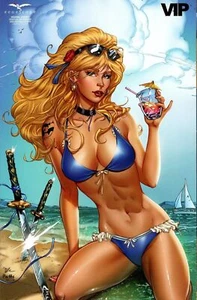 Zenescope 2022 Q1 Michael Dooney VIP Bronze Collectible Cover Belle LE 300 NM - Picture 1 of 1