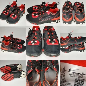 Nike React Element 55 Black Red White White Script Swoosh Hombres Talla 10 Zapatos Zapatillas - Imagen 1 de 10