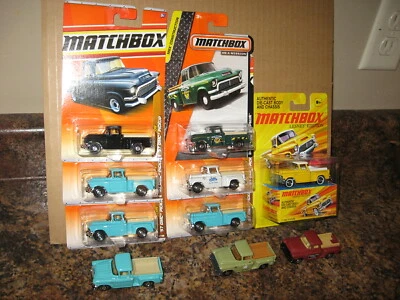 Lote de 10 camionetas GMC Stepside 1957 Matchbox variación edición Lesney 57 Sam's   Foto 1 de 3