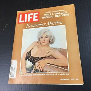 Vintage LIFE Magazine September 8, 1972 Marilyn Monroe “A Look Back”