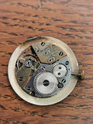 Peseux 320, Accurist Mens 15 Jewels Watch Movement/Dial/Hands, Working #P213 - Image 1 of 4