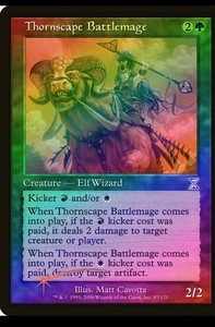 Magic the Gathering THORNSCAPE BATTLEMAGE #87/121 Time Spiral Foil Green 2006 NM - Picture 1 of 1