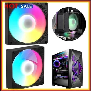9 cm RGB-Gehäuselüfter, 800–1800 U/min, Geschwindigkeit, PWM, leiser Computer-Lü - Afbeelding 1 van 18