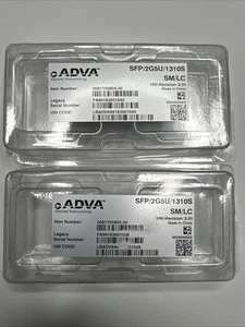 ADVA SFP/2G5U/1310S SM/LC 0061705805-02 Émetteur-récepteur monomode multirate lot 2 - Photo 1/15