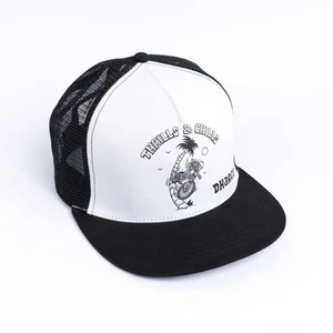 Thrills x DHaRCO Thrills & Chills Trucker Hat Black White Mesh Cap Skate MTB - Bild 1 von 11