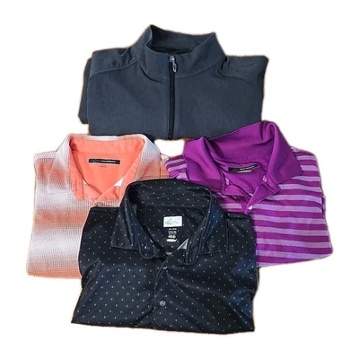 Greg Norman Camisas de Golf y Chaqueta XL Lote Mixto Foto 1 de 4