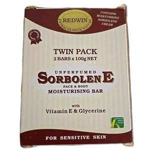 2er Pack Redwin SorbolenE Seife Glycerin Vitamin E Feuchtigkeitsspendend Empfindliche Haut Neu - Bild 1 von 7
