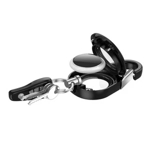 Stabiler Karabiner für AirTag mit praktischem drehbarem Schlüsselanhänger fü - Photo 1/14