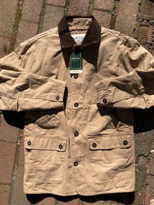 NUEVO CON ETIQUETAS Orvis Chaqueta de Granero Edredón Forrado Abrigo de Campo Cuello de Pana Exterior M MEDIANO EE. UU. Foto 1 de 4