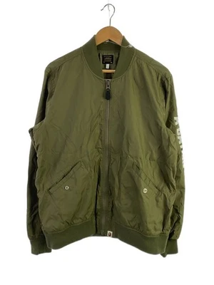 A Bathing Ape BAPE Nylon Jacket Khaki Polyester Size L #EK AHA - Image 1 of 4