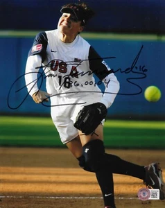 Lisa Fernandez Signed 8x10 Photo Autographed BAS Olympic Gold Medal Softball 46 - Picture 1 of 2