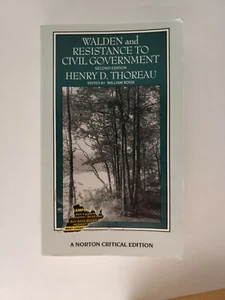 Critical Editions: Walden and Resistance to Civil Government by Henry Thoreau (… - Picture 1 of 3