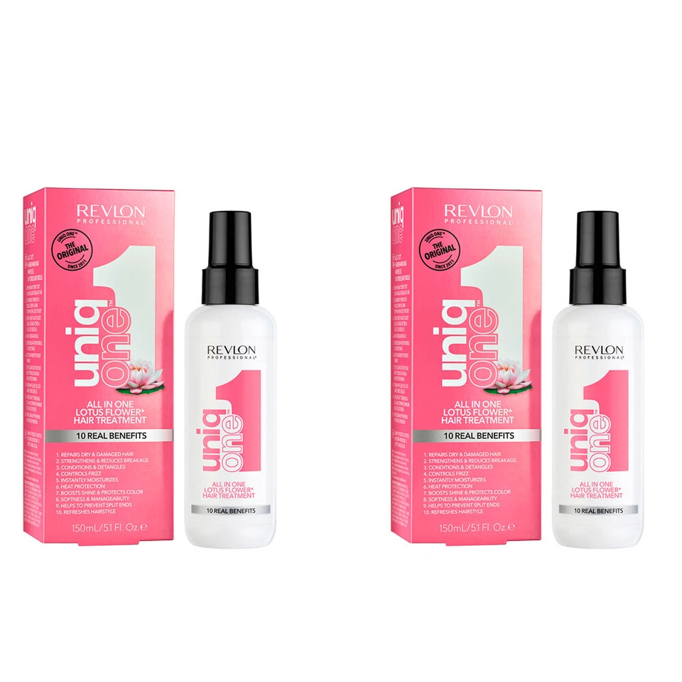 Revlon Uniq One Hair Treatment Lotus Flower 2 x 150 ml = 300ml - Bild 1 von 1