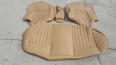 BMW E12 530i 528i REAR SEAT KIT UPHOLSTERY KIT GERMAN VINYL NEW BEAUTIFUL - Image 1 of 4
