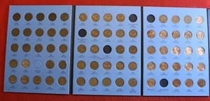 1920-1988 Canadian Small Cent Penny Whitman Folder 69 Coins Circulated CA2 - Picture 1 of 6