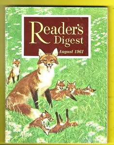 VINTAGE 1961 LESER DIGEST AUGUST 1961 GEBURTSTAGSGESCHENK, COOLE ANZEIGEN, - Bild 1 von 2