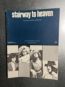 LED ZEPPELIN Stairway to Heaven Vintage 1972 SHEET MUSIC - CLEAN EARLY COPY - Picture 1 of 6