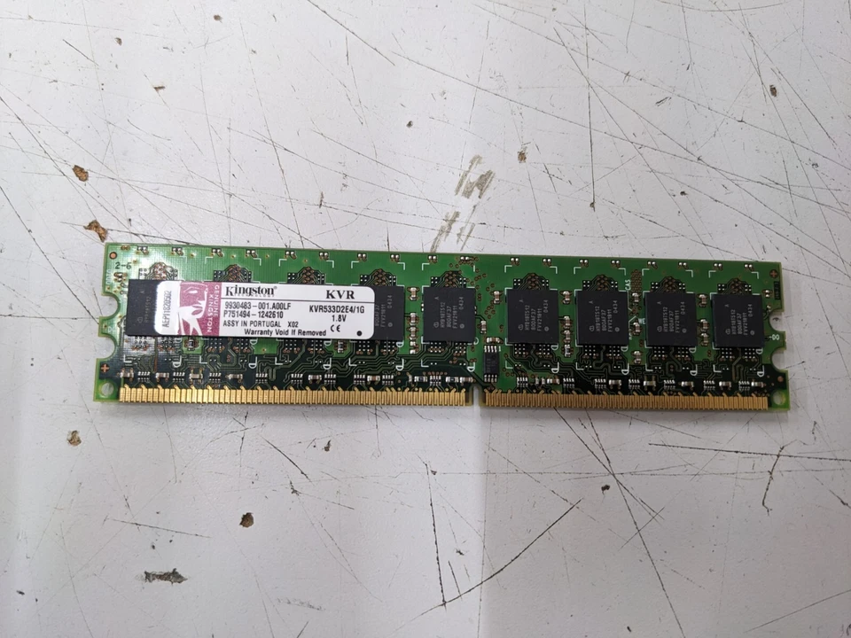 Kingston ValueRAM ECC 1GB DDR2-533 (266 MHz) PC2-4200E KVR533D2E4/1G - Photo 1/1