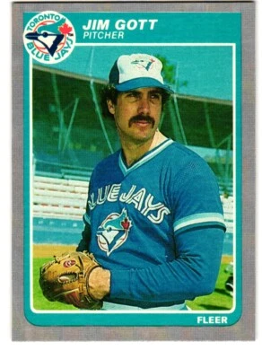 1985 Fleer #105 Jim Gott Toronto Blue Jays - Image 1 of 2