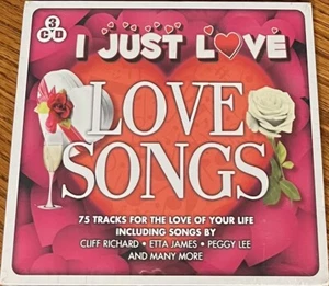 VARIOUS ARTISTS "I JUST LOVE, LOVE SONGS" BRAND NEW ORIGINAL 2014 UK 3CD ALBUM - Imagen 1 de 2
