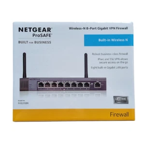 Netgear FVS318N-100EUS ProSafe VPN Firewall Router with 8-Port 10/100 Switch - Bild 1 von 3
