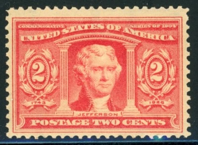 US Stamp #324 Franklin 2c - MHH - CV $22.50 - Image 1 of 2