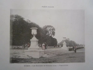 Gravur 19° Zuber Die Märsche des rosa Marms in Versailles - Bild 1 von 1