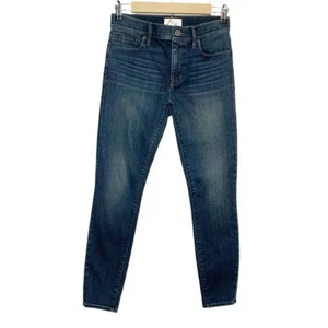 Lou & Grey NWT High Waist Blue Skinny Denim Jeans Size 24 - Picture 1 of 4
