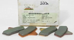 NOS Genuine Arctic Cat Quad set of 4 ATV Brake Pad Parts OEM 0502-019 NEW Stock - Picture 1 of 3