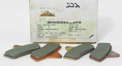NOS Genuine Arctic Cat Quad set of 4 ATV Brake Pad Parts OEM 0502-019 NEW Stock - Image 1 of 3