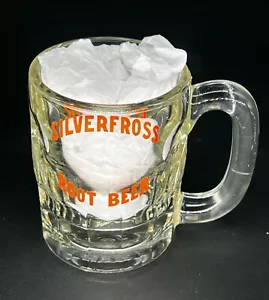 Vintage Silverfross Root Beer Mug/Heavy Glass/8oz/Classic/Soda Fountain/Illinois - Picture 1 of 8
