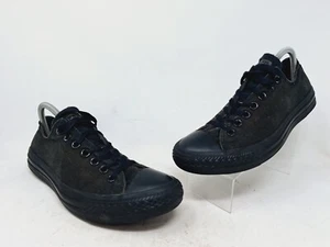 Converse Chuck Taylor All Star Mens 9 Ox Black Mono Sneaker Low Top Canvas M5039 - Picture 1 of 8
