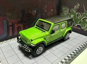 JKM 1:64 Jeep Wrangler Sahara 2019 Diecast Metal Model Car Collection New - Picture 1 of 14
