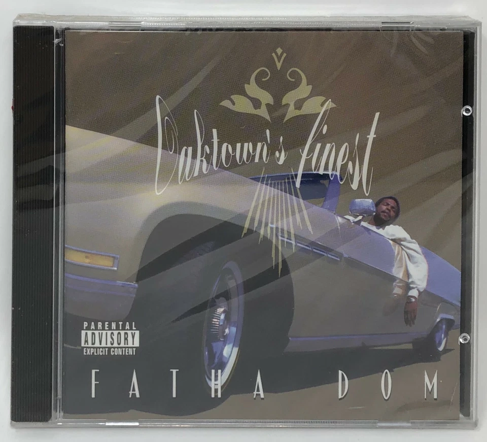 Fatha Dom Oaktown's Finest CD FT Tone Capone RARE 1997 out of Print Bay Area Rap