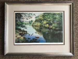 Tableau Robert Nichols Kingfisher - Rivière édition limitée tirage encadré signé - Photo 1/5