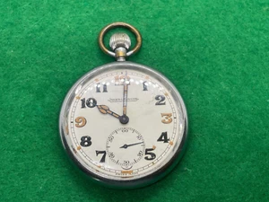 JAEGER LECOULTRE RAF BRITISH MILITARY POCKET WATCH WWII WW2 CIRCA 1940 WORKING - Picture 1 of 3