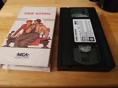 The Sting (1985) VHS Original Wrapper With Watermarks B44 - Image 1 of 4