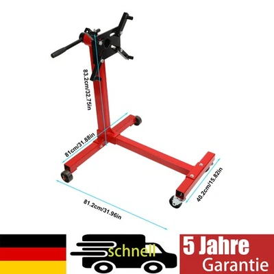 Motorenständer Motorträger Nue 360° drehbar Lifter Motorheber Motorhalter Motor - Bild 1 von 4