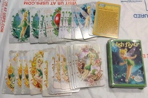 Disney Cardinal Tinker Bell High Flyer Match Game Mini Playing Card Set Deck HTF - Picture 1 of 6