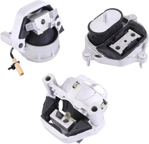 Engine Motor Mount Front Left Right Rear 3pcs for 2012-2018 Silver - Bild 1 von 9