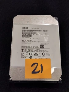 HGST Ultrastar 10TB HDD 6GB/s SATA 7200 RPM 3.5 4KN HUH721010ALN600 Drive #21 - Picture 1 of 2