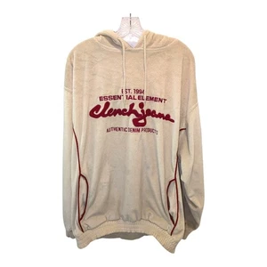 Clench Jeans Essential Velour Tracksuit Hoodie Velvety Velour Embroidered XL - Bild 1 von 10