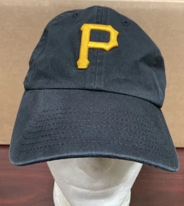 Pittsburgh Pirates '47 Brand Black Clean Up Adjustable strap back Dad Hat Cap - Picture 1 of 9