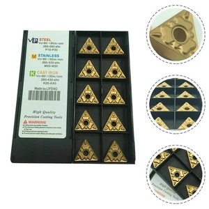 Turning Carbide Inserts CNC Part TNMG160408-HQ TNMG332 10Pcs For Steel - Picture 1 of 11
