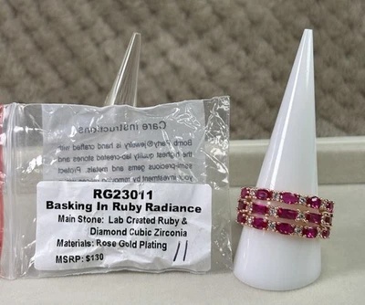Bp Jewelry | July 2025 “Basking In Ruby Radiance” Size 11 - Image 1 of 2