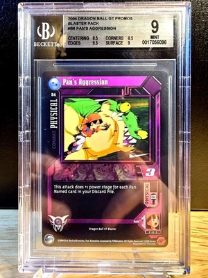 DBZ CCG DRAGON BALL Z GT PAN'S AGGRESSION B6 BLASTER PROMO BSG 9 MINT SCORE 2004 - Image 1 of 2