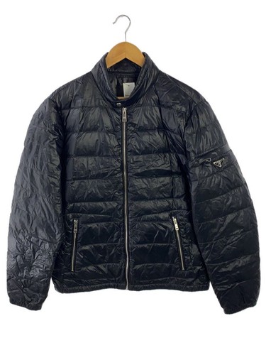 Piumino Prada 52 nylon nero tinta unita SGA506 R151 AR0