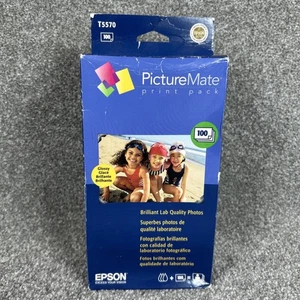 NEW Epson PictureMate Inkjet Cartridge Print Pack 100 Glossy Paper 10/20007 OEM - Picture 1 of 8