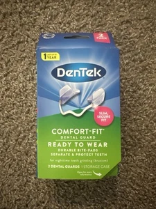 Protector dental DenTek Comfort-Fit para rechinar dientes nocturnos - Paquete de 2 - Imagen 1 de 3